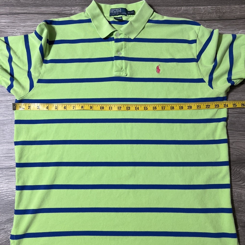 Lot Of 2 Polo Ralph Lauren Striped Short Sleeve Polo Shirts Men's Size XL - Picture 10 of 15